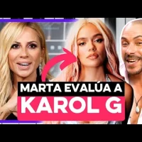 A Martha Sánchez LE ENCANTÓ la versión de “Vivo por ella” de Karol G