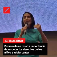 Primera dama resalta importancia de respetar los derechos de los niños y adolescentes