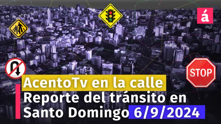 AcentoTv en la calle: reporte del tránsito en la Av. George Washington (Malecón) a las 5:30pm