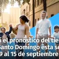 Pronóstico del tiempo para Santo Domingo en la semana del 9 al 15 de septiembre