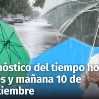 Clima en República Dominicana: pronóstico del tiempo hoy lunes 9 y mañana 10 de septiembre