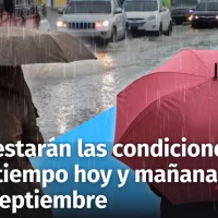 Pronóstico del tiempo para la República Dominicana: hoy 10 y mañana miércoles 11 de septiembre