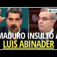 Nicolás Maduro lanza insultos contra el presidente Luis Abinader