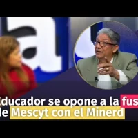 Educador se opone a la fusión de Mescyt con el Minerd