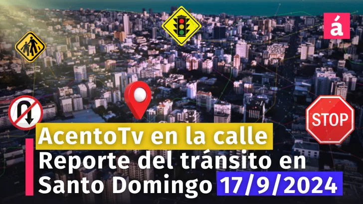 AcentoTv en las calles de Santo Domingo 17/9/24: Reporte del tránsito en la Av. Enrique J. Moya. Grabado a las 5:30 PM