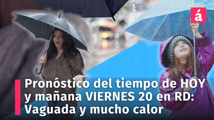 Pronóstico del tiempo para República Dominicana de hoy jueves 19 y mañana viernes 20 de septiembre: mucho calor y presencia de vaguada