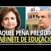 Abinader designa a Raquel Peña como presidenta del Gabinete de Educación