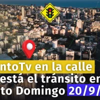 Av. 27 de Febrero tránsito pesado ahora, fluye a 9Km/h ESTE/OESTE. AcentoTv en las calles de Santo Domingo 20/9/24