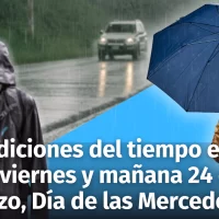 Clima en República Dominicana: Pronóstico del tiempo hoy lunes 23 y mañana martes 24 de septiembre, día de las Mercedes