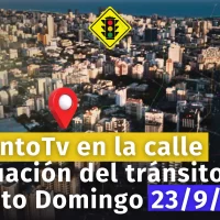 Fluido el tránsito en la Av. Núñez de Cáceres y Av. 27 de Febrero. AcentoTv en las calles de Santo Domingo 20/9/24