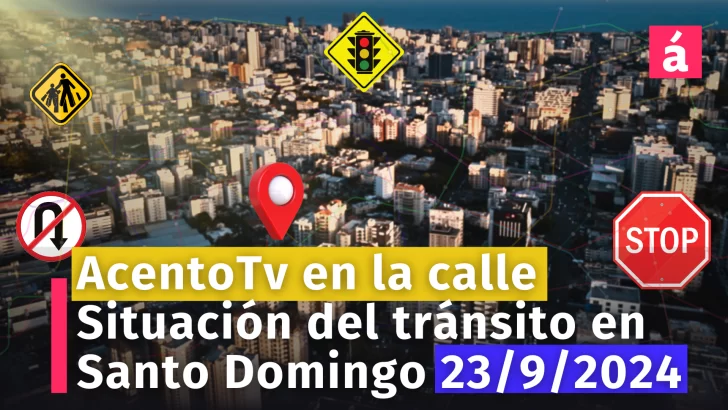 Fluido el tránsito en la Av. Núñez de Cáceres y Av. 27 de Febrero. AcentoTv en las calles de Santo Domingo 20/9/24