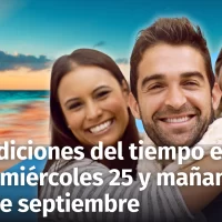 Clima en República Dominicana: Pronóstico del tiempo para hoy miércoles y mañana jueves 26 de septiembre