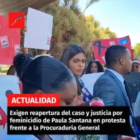 Exigen reapertura del caso y justicia por feminicidio de Paula Santana en protesta frente a la Procuraduría General