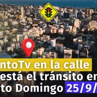 Así está el tránsito en la Av. Alma Máter desde Av. Bolívar hasta la Av. 27 de Febrero. AcentoTv en las calles de Santo Domingo 25/9/24