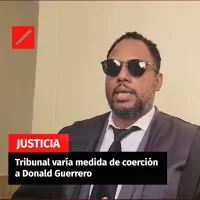 Tribunal varía medida de coerción a Donald Guerrero