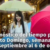 Pronóstico del tiempo en Santo Domingo para la semana del 30 de septiembre al 6 de octubre