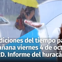 Clima en República Dominicana: Pronóstico del tiempo de hoy 3 y mañana viernes 4 de octubre. Datos actuales del huracán Kirk