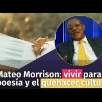 Mateo Morrison: vivir para la poesía y el quehacer cultural