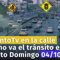 Condiciones del tránsito en Av. Alma Máter dirección SUR/NORTE. AcentoTv en las calles de Santo Domingo