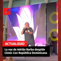 La voz de Adrián Barba despide Cómic Con República Dominicana