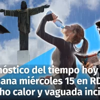 Clima en República Dominicana: Pronóstico de hoy martes y mañana miércoles 16 de octubre. Continuamos afectados por el calor y la incidencia de una vaguada