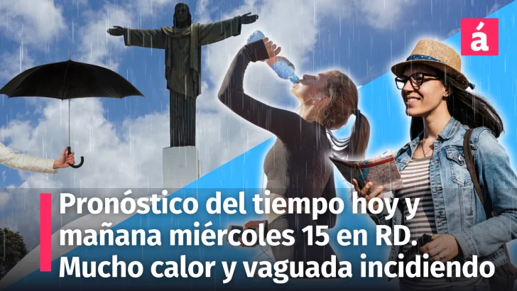 Clima en República Dominicana: Pronóstico de hoy martes y mañana miércoles 16 de octubre. Continuamos afectados por el calor y la incidencia de una vaguada