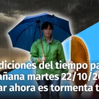 Clima en República Dominicana: condiciones del tiempo para mañana martes 22 de octubre. Óscar se degradó a tormenta tropical al tocar Cuba