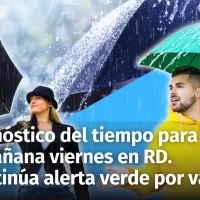 Clima en República Dominicana: Pronóstico del tiempo para hoy y mañana viernes 25 de octubre. Vaguada y onda tropical seguirán incidiendo