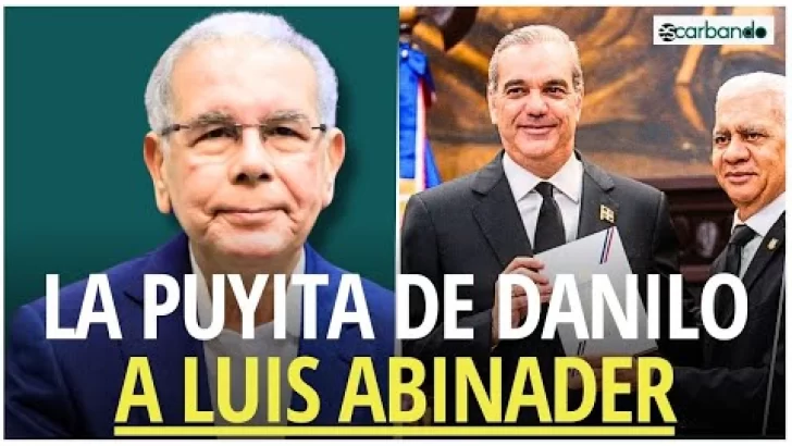 La puyita de Danilo a Luis: La primera vez que se le puso límite a la Presidencia, la puse yo