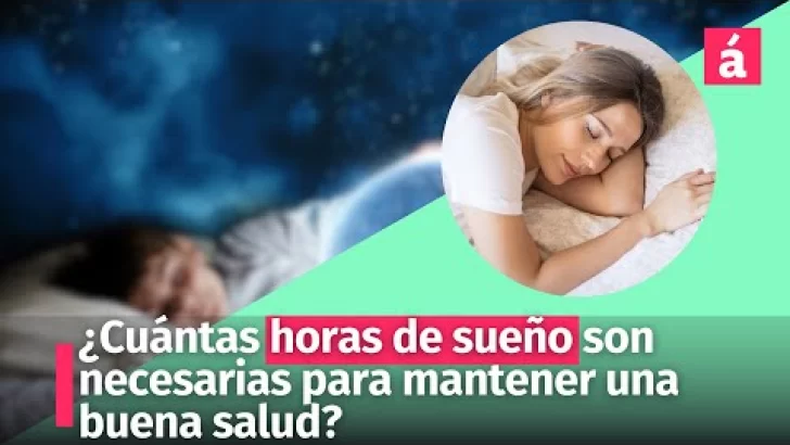 ¿Cuántas horas de sueño son necesarias para mantener una buena salud?