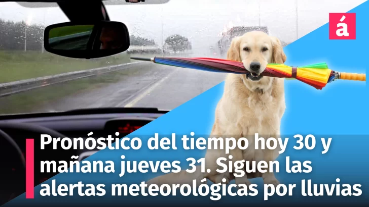 Pronóstico del tiempo para República Dominicana hoy 30 y mañana 31 de octubre. Alerta meteorológica. Lluvias intensas y posible ciclón tropical en el Caribe