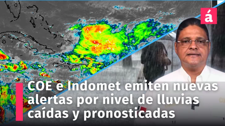 COE emite nuevas alertas para varias provincias de la República Dominicana