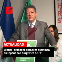 Leonel Fernández encabeza asamblea en España con dirigentes de FP