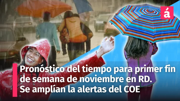 Pronóstico del Tiempo para República Dominicana: Fin de Semana del 2 y 3 de Noviembre. Panorama Meteorológico en el Caribe