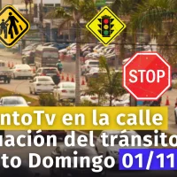 Situación del tránsito en la Av. Máximo Gómez en este momento, dirección NORTE/SUR.  AcentoTv en las Calles de Santo Domingo