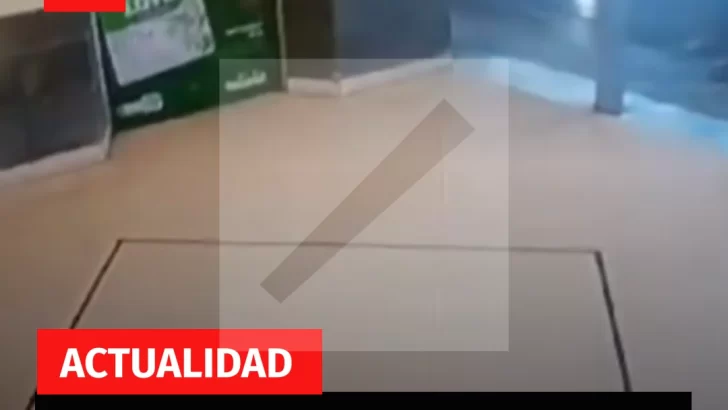 Así fue el accidente de el Supermercado Nacional captado por las cámaras de seguridad