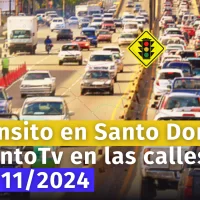 Así luce el tránsito en la Av. Bolívar en dirección ESTE/OESTE. AcentoTv en las calles de Santo Domingo