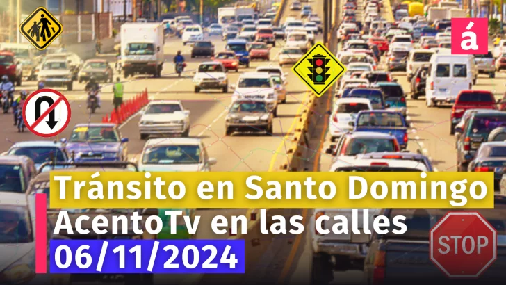 Así luce el tránsito en la Av. Bolívar en dirección ESTE/OESTE. AcentoTv en las calles de Santo Domingo