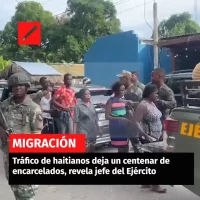 Tráfico de haitianos deja un centenar de encarcelados, revela jefe del Ejército