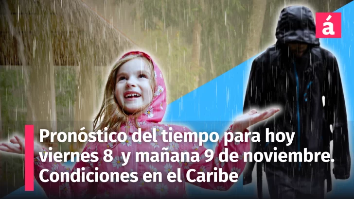 Pronóstico del tiempo y Alertas: República Dominicana bajo Influencia de Vaguada y Onda Tropical – Noviembre 8 y 9, 2024