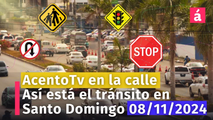 Así luce a esta hora la Av. Enrique Jiménez Moya en dirección SUR/NORTE. AcentoTV en las calles de Santo Domingo