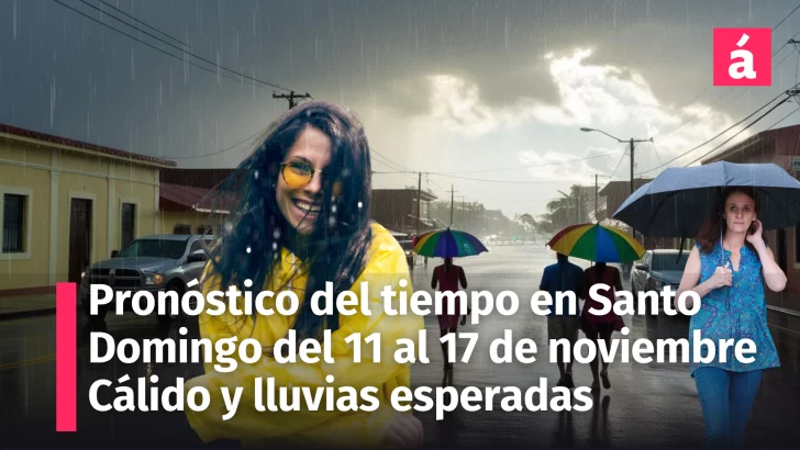 Pronóstico del Tiempo en Santo Domingo y para el Caribe(11-17 de noviembre de 2024): Clima Cálido y Lluvias Esperadas