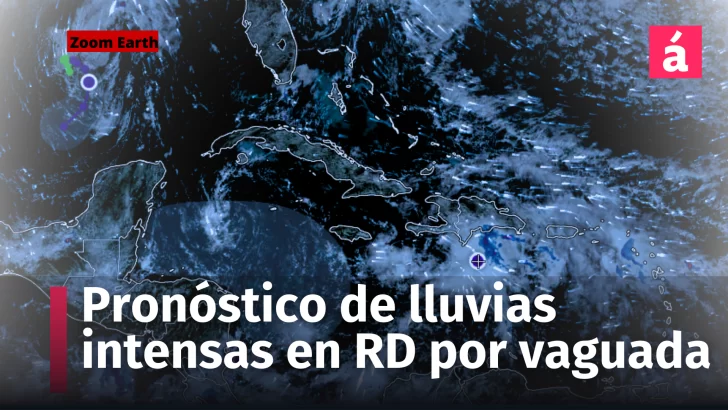 Pronóstico meteorológico para República Dominicana: lluvias intensas y alertas por vaguada – Posible tormenta tropical Sara en el Caribe