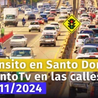 Tránsito super lento en la Av. J.F. Kennedy como de constumbre. El dron de AcentoTv las calles de Santo Domingo