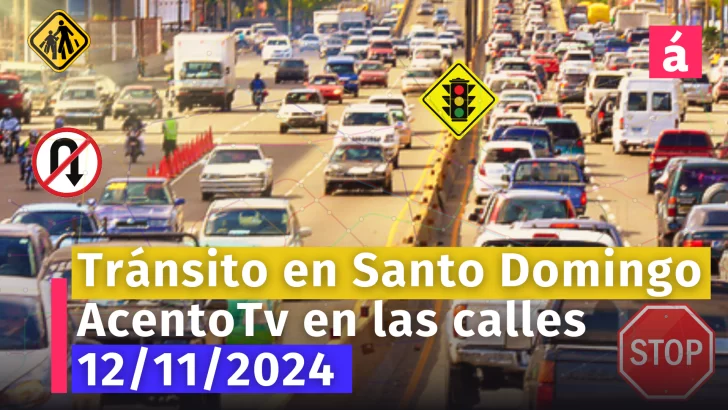 Tránsito super lento en la Av. J.F. Kennedy como de constumbre. El dron de AcentoTv las calles de Santo Domingo