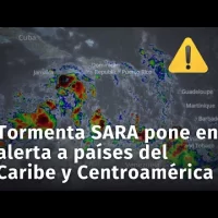 Tormenta Sara podría convertirse en ciclón peligroso: alerta en el Caribe y Centroamérica