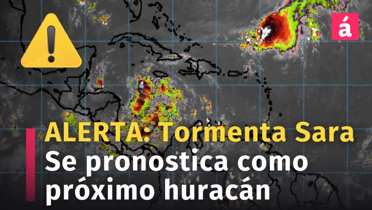 Sara se convertiría en huracán: Amenaza inminente para Honduras, Belice y Yucatán