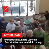 Juramentan a Amparo Custodio como alcaldesa municipio La Vega