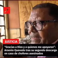 “Gracias a Dios y a quienes me apoyaron”- Arsenio Quevedo tras su segundo descargo en caso de choferes asesinados