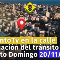 Así está el tránsito a esta hora en la ciudad de Santo Domingo